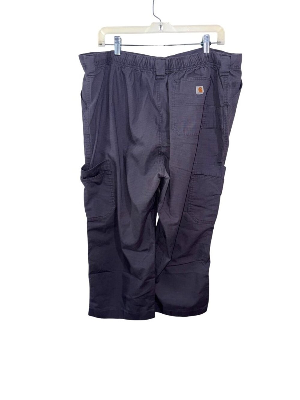 Carhartt Womens Cargo Work Pants Relaxed Fit White & Gray Cotton Blend 18" Waist - Picture 7 of 13